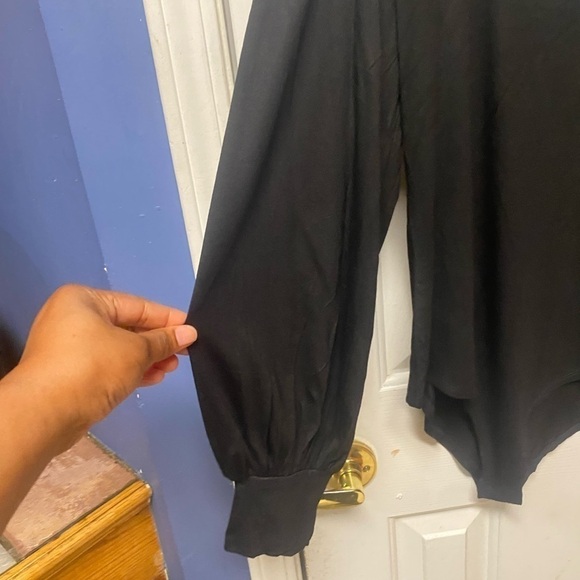 JORASOB Women's Square Neck Long Sleeve bishop Sleeve Tops - Picture 8 of 8